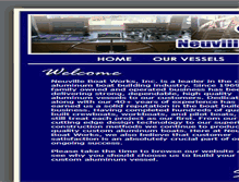 Tablet Screenshot of neuvilleboatworks.com